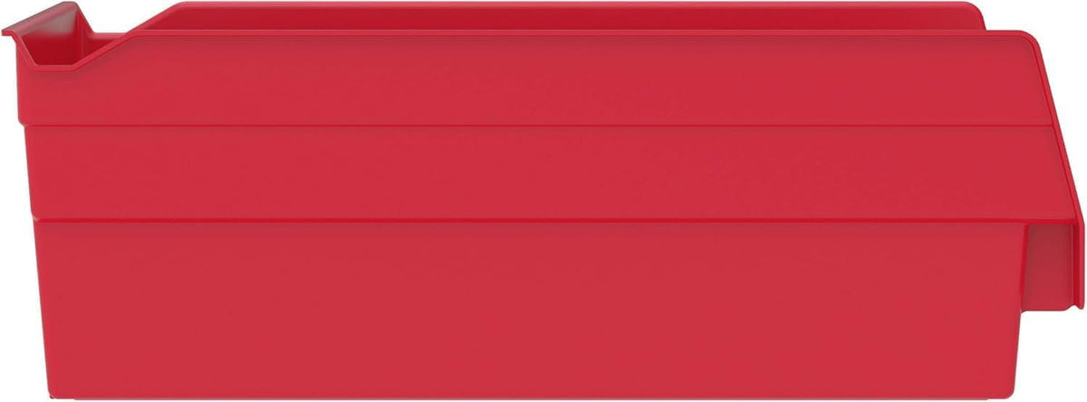 30130 Heavy Duty Plastic Shelf Bins (Red / Bin Box)