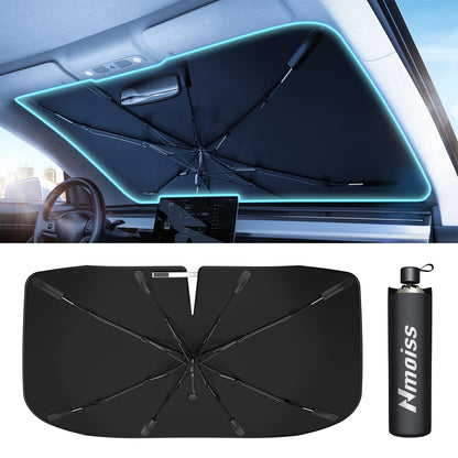 Vinyl Coating Heat Shield] Windshield Sun Shade Umbrella