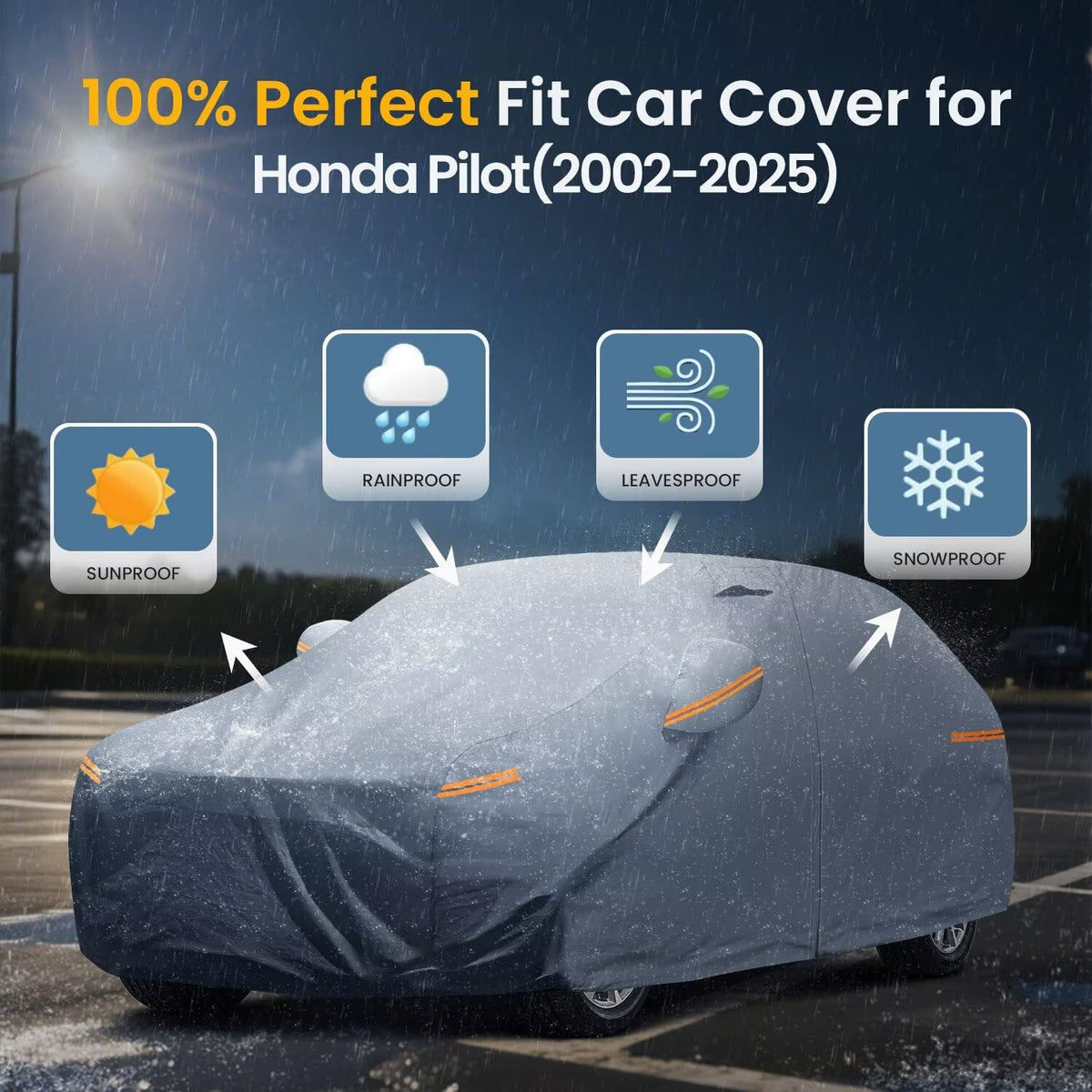 Waterproof Honda Pilot (Honda Car Cover / Custom Fit Honda Pilot)