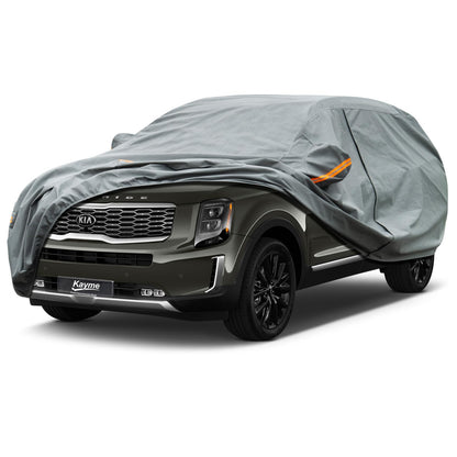 Waterproof Heavy Duty Car Cover Custom Fit Kia Telluride (grey / Custom Fit Kia Telluride)