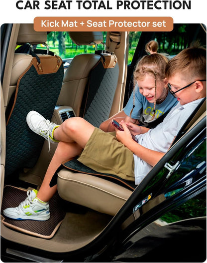 Kick Mat Back Seat Protector (Hexy Set)