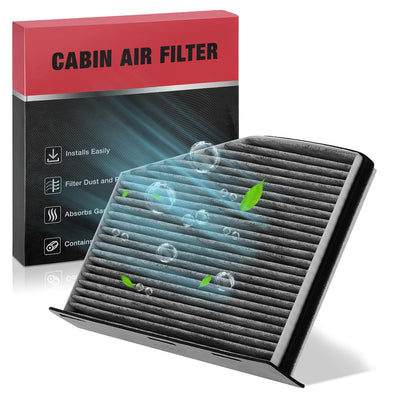 Cabin Air Filter Compatible with Volkswagen Passat (11.4" x 8.7" x 2.4" / 24489)
