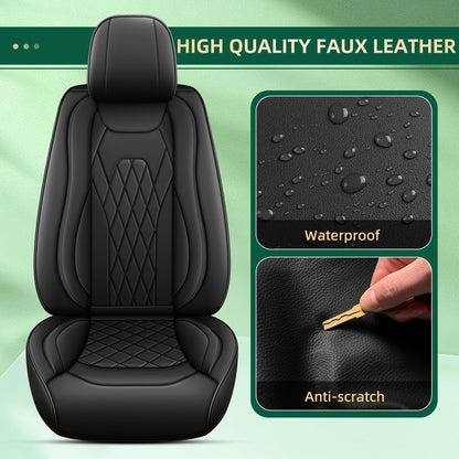 Car Seat Covers for Nissan Maxima 2011 (128 Black / 30-Maxima-5 seat covers full set)