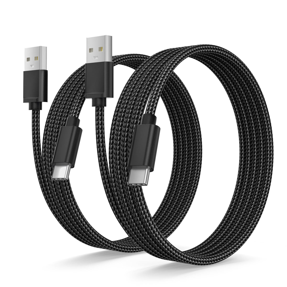 for iPhone Duo 18 17 16 Pro Max Charger Cord (Black / 2Pack 10FT(3M))
