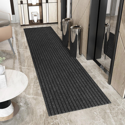 2x53 Hallway Runner Rug (Black / 2' x 53' (Runner))