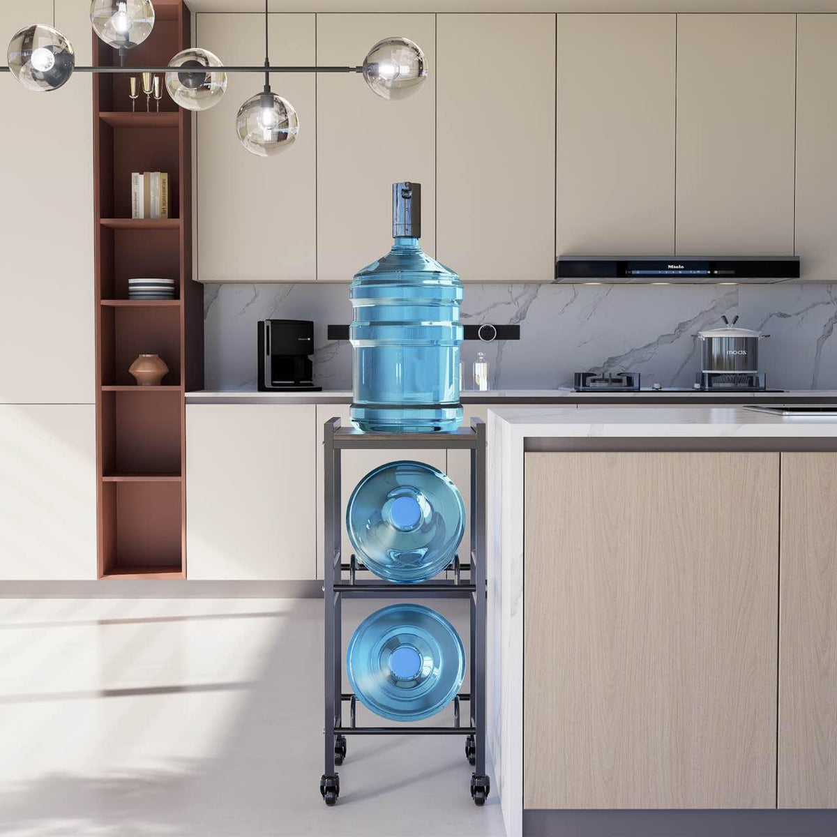 5 Gallon Water Jug Holder (2 Tier-Single Row)