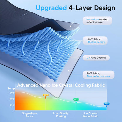 Windshield Sun Shade Custom Fit for Toyota Corolla 2009 2010 2011 2012 2013 Accessories Sunshade Foldable Sun Protector Block UV Rays Keep Car Cooler (FOR | Toyota Corolla 2009-2013)