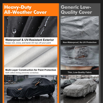 Car Cover Custom Fit for Toyota Corolla (Black / Custom Fit for Toyota Corolla)