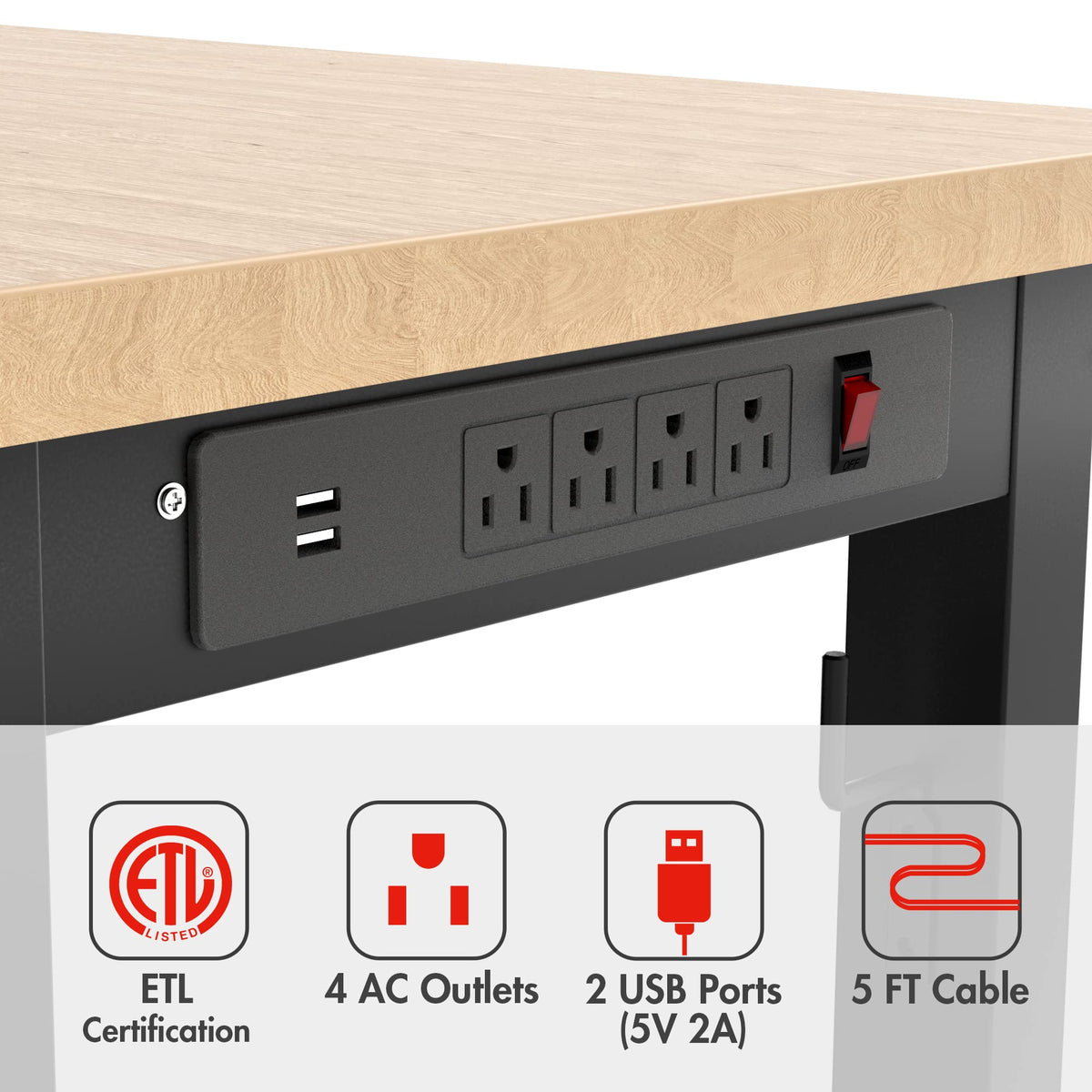 48" Adjustable Workbench (4FT workbench)