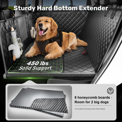 Dog Car Seat Cover (Black / Standard - Cars, SUVs & Medium Trucks)