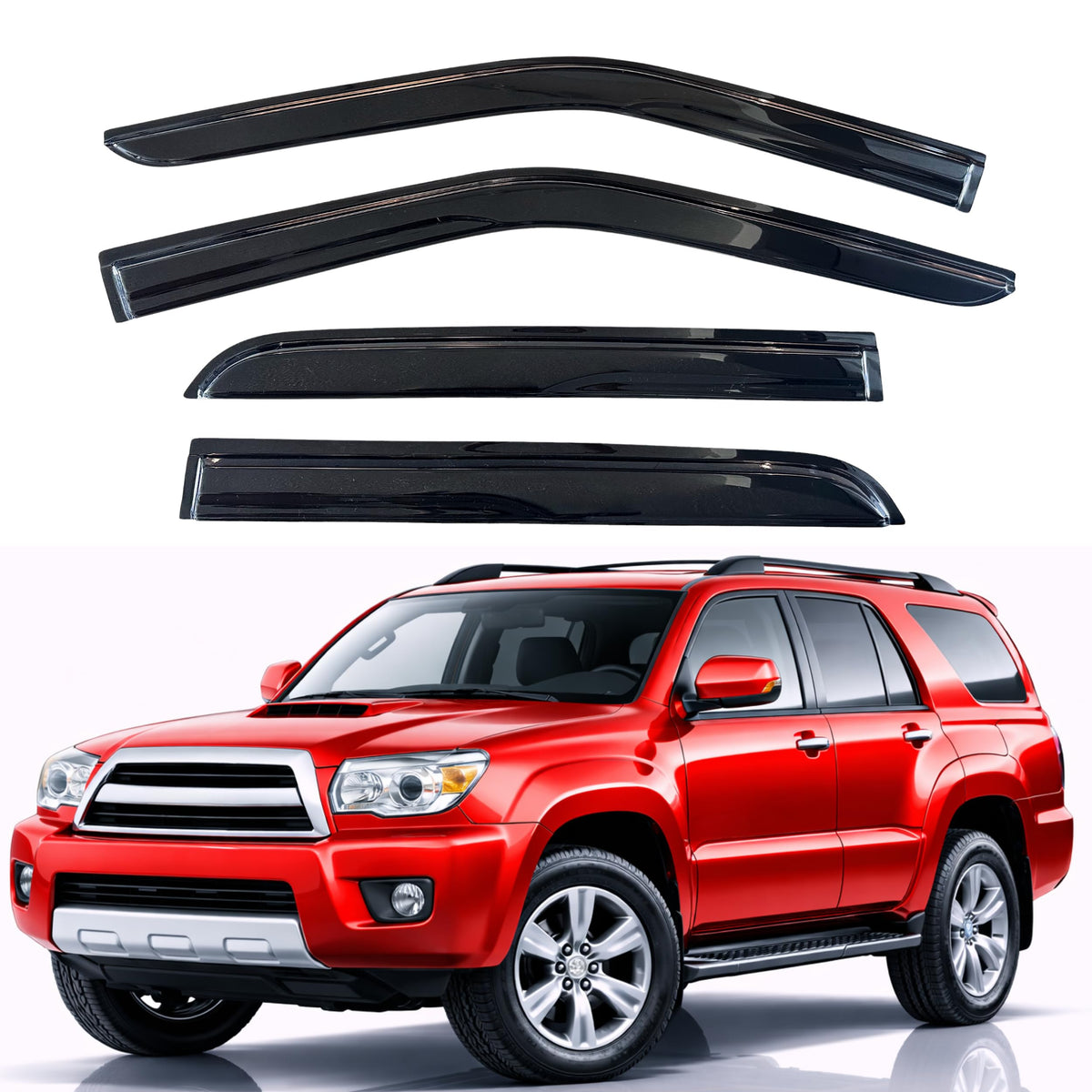 Rain Guards Window Visors for 2003 (2003-2009 4Runner)
