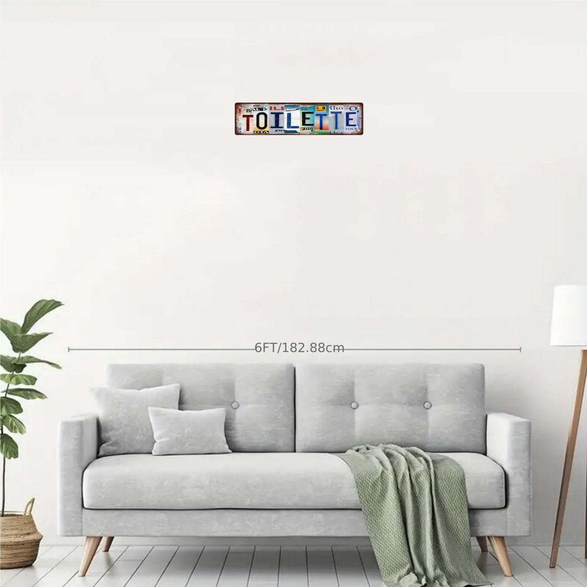TOILETTE Vintage Metal Tin Street Sign Bar Cafe Garage Cave Home Room Wall Bathroom Farmhouse Garden Porch Patio Decor (TOILETTE)