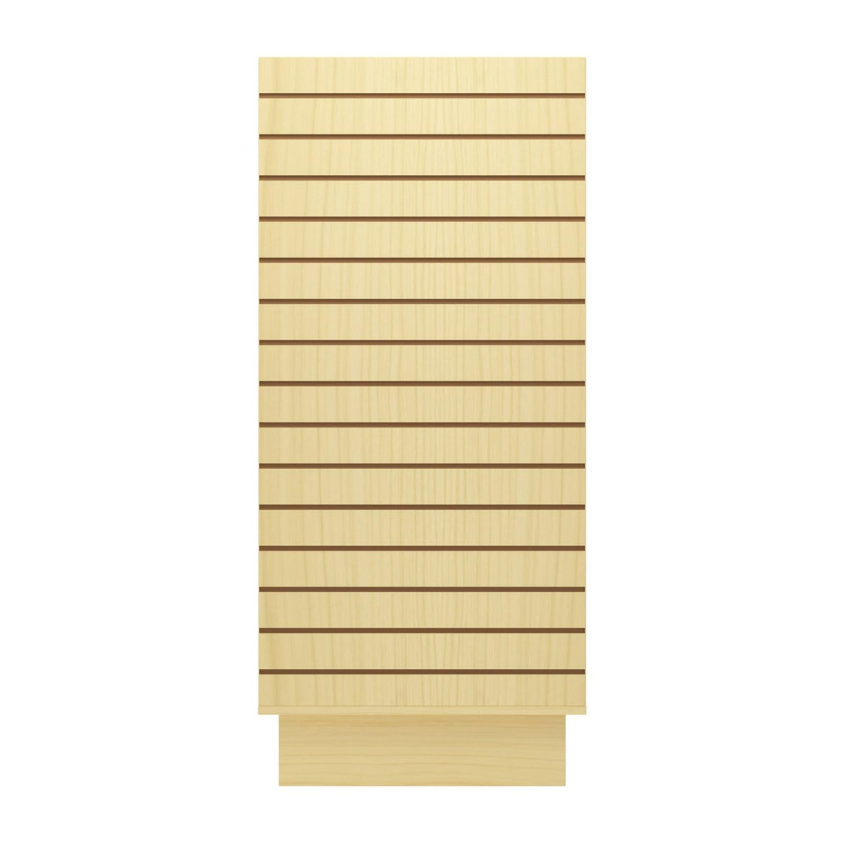 H Unit Slatwall Gondola Display 4 ft (Maple)