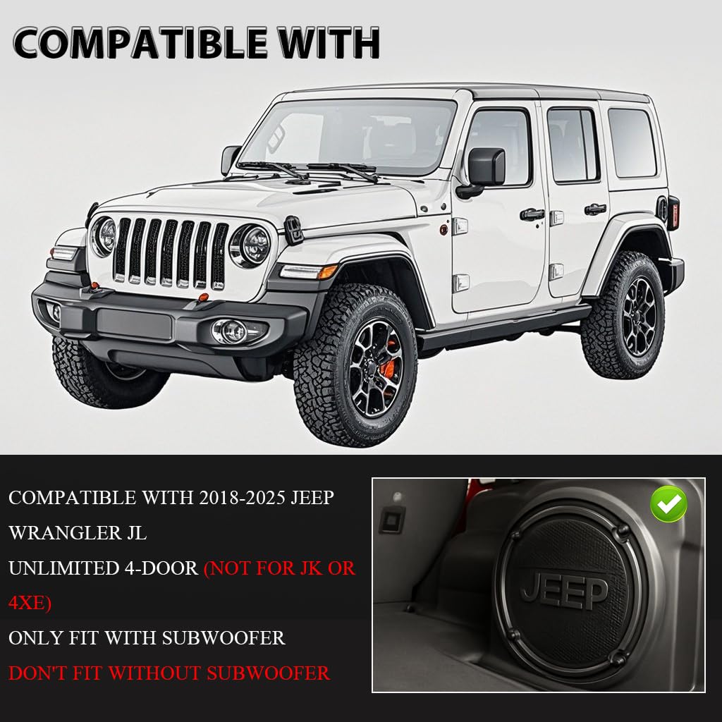 Floor Mats Fit 2018 (18-24|Fit Jeep Wrangler|3PCS)
