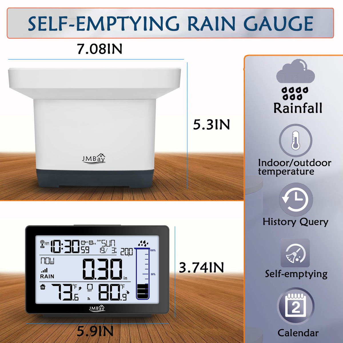 Wireless Rain Gauge Outdoor (Digital Wireless Rain Gauge)