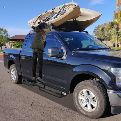 Running Boards Compatible with 2015 (15-25 F150 Crew Cab)