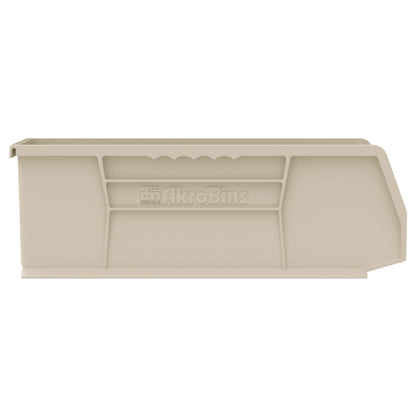 30234 AkroBins Plastic Storage Bin Hanging Stacking Containers (Stone / Storage Bins Only)