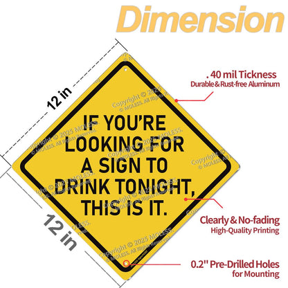 12x12″ Bar Sign (DrinkTonight)