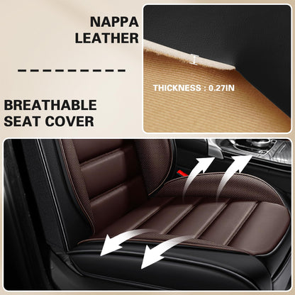 Car Seat Cover Fit for Honda CR (Coffee&Black / 5 Seats Standard)