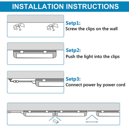 20-Pack) 8ft LED Shop Light Fixture, 144W 18000LM 6000K, Cold White, U Shape, Clear Cover, Hight Output, Linkable Shop Lights, T8 LED Tube Lights, 8 LED shop lights for garage 8 foot with plug (U-20PCS 8FT 6000K)