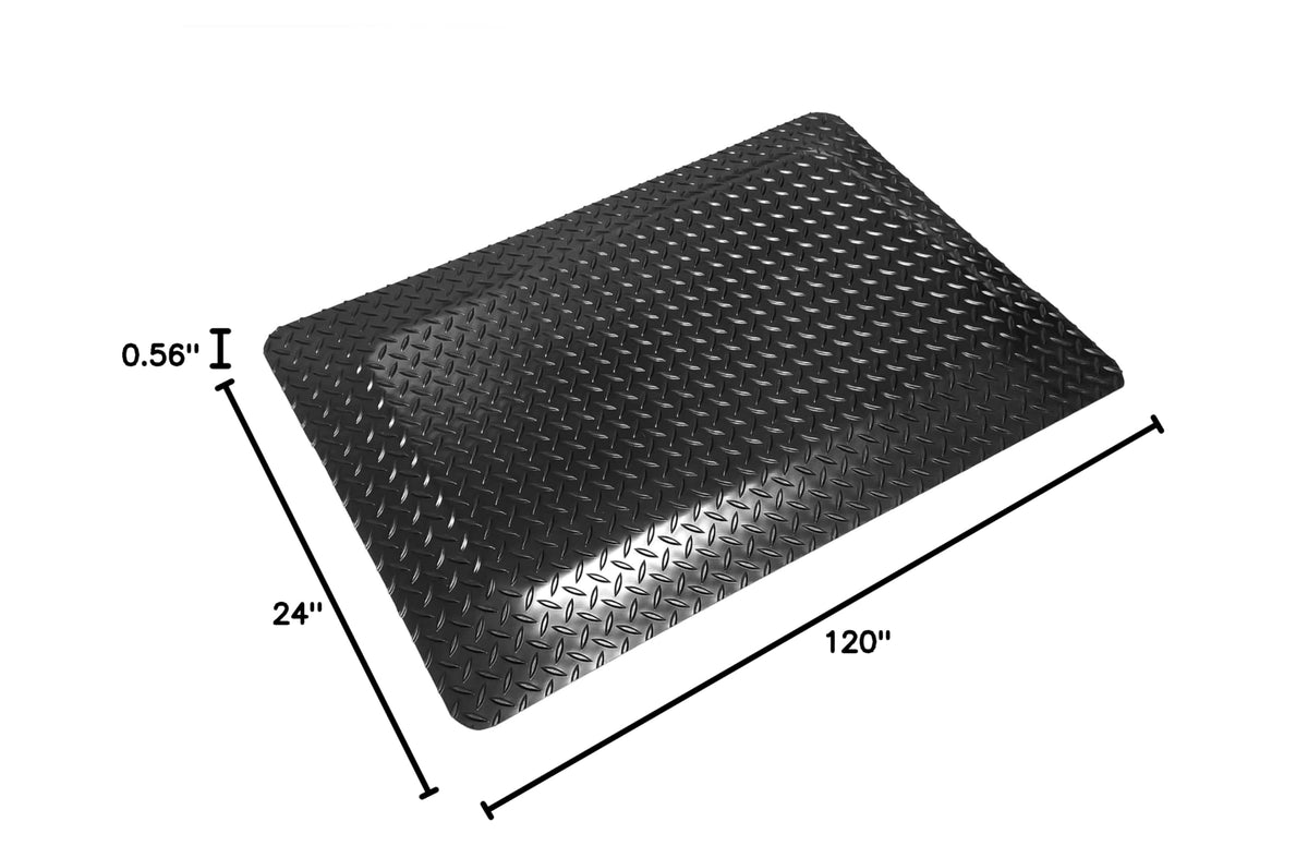 American Classic Black Diamond Plate Anti (Black / 2' x 10')