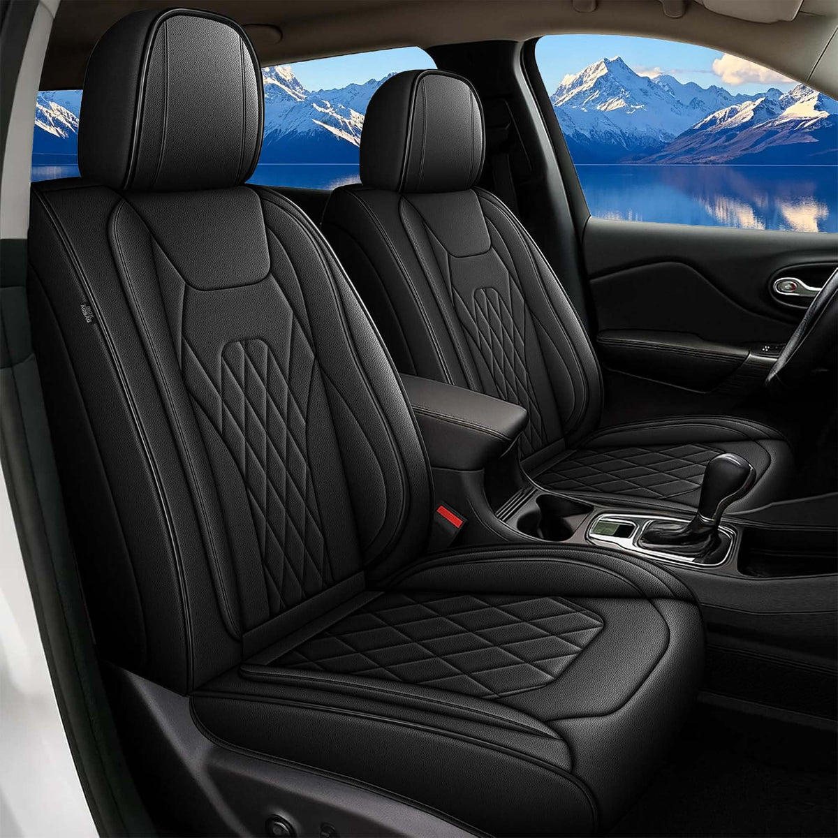 Car Seat Covers for Honda HR (128 Black / 43-HR-V-2 front seat covers only)