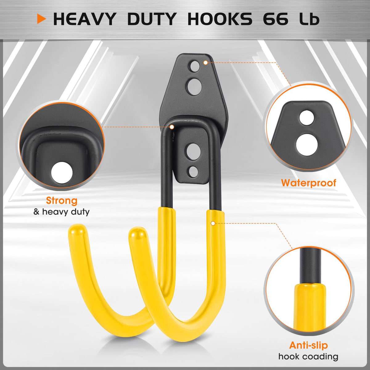 Heavy Duty Hose Hook (Yellow 1 Pcs)