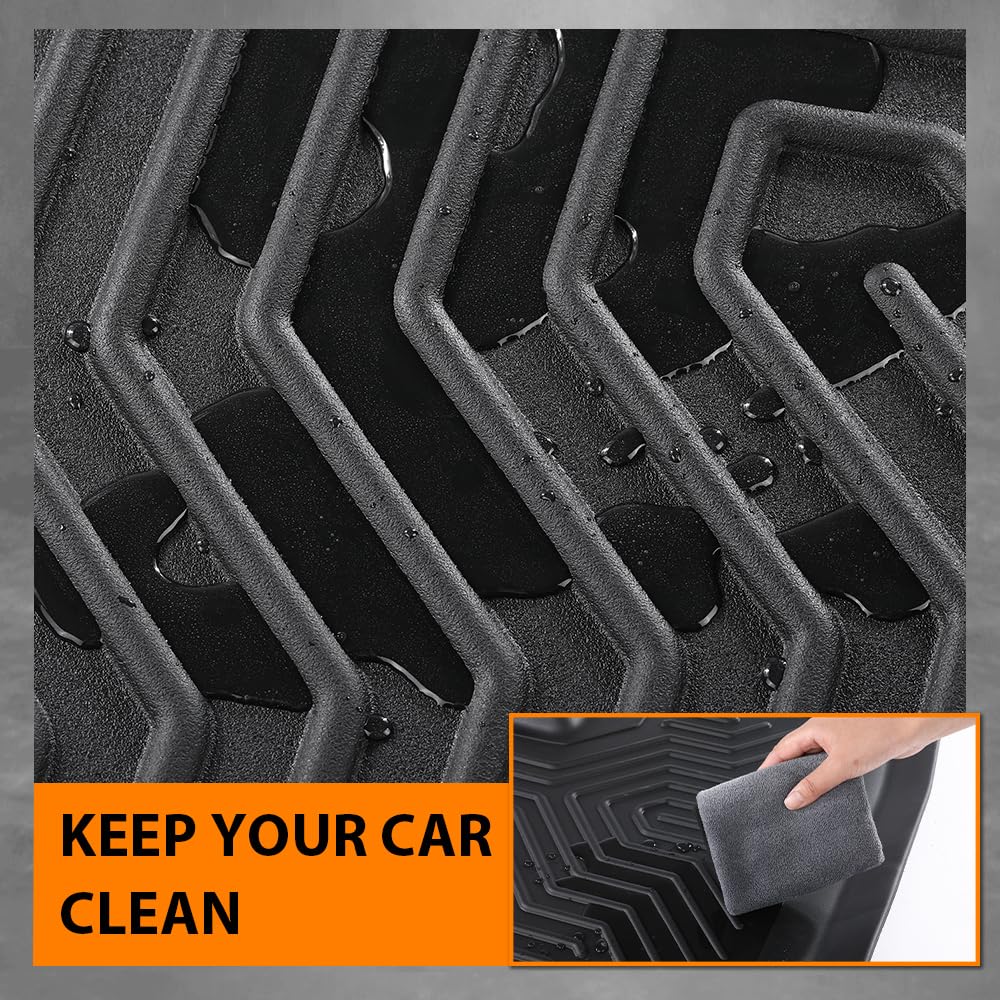 TPE Floor Mats Fit Tesla Model S 2015 (2015-2020|Fit Tesla Model S|3PCS)