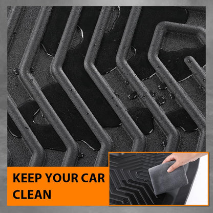 TPE Floor Mats Fit Tesla Model S 2015 (2015-2020|Fit Tesla Model S|3PCS)