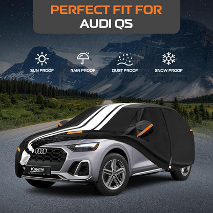 Heavy Duty Car Cover for Audi Q5 (SUV Car Cover / Custom Fit for Audi Q5)