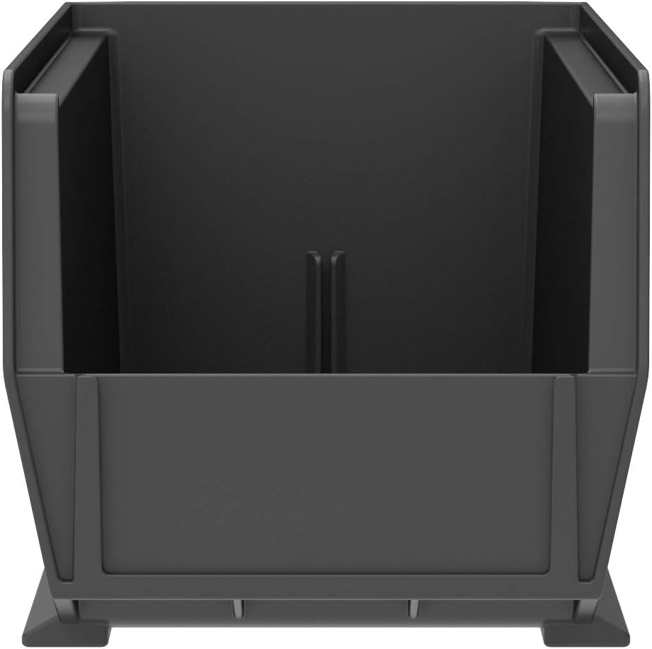 30234 AkroBins Plastic Storage Bins (Black / Storage Bins Only)