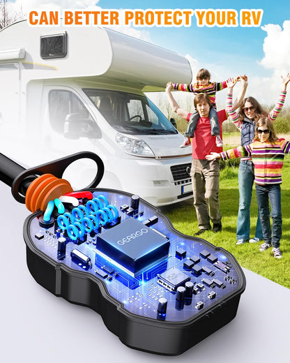 RV Surge Protectors 50 Amp (orange-50amp)