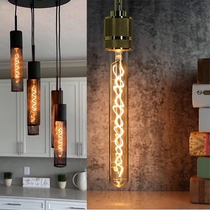 Vintage LED Spiral Filament Bulb T10 (11.8in(300mm))