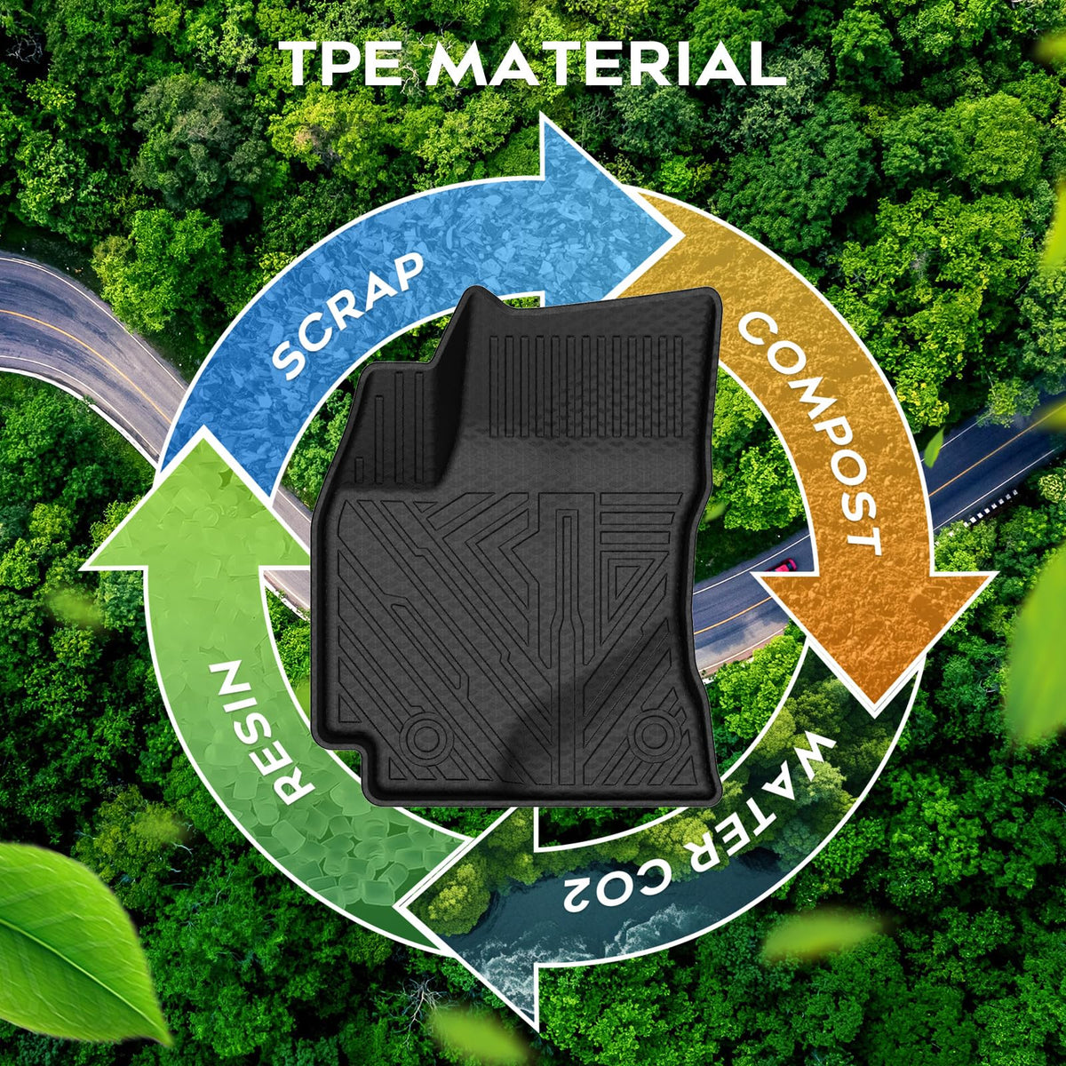 Floor mat for Toyota Corolla 2014 (Toyota Corolla【2014-2019】)
