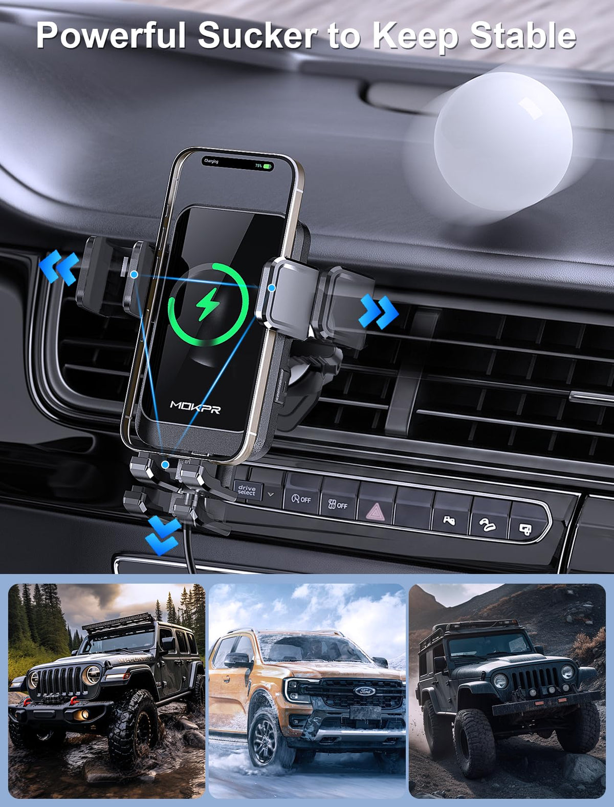 Wireless Car Charger (Air Vent)