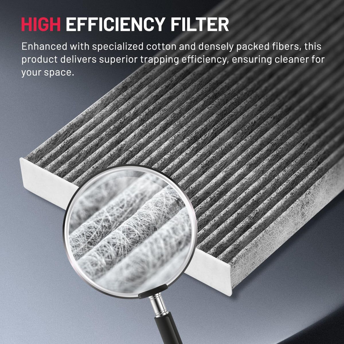 Cabin Air Filter Compatible with Volkswagen Passat (11.4" x 8.7" x 2.4" / 24489)