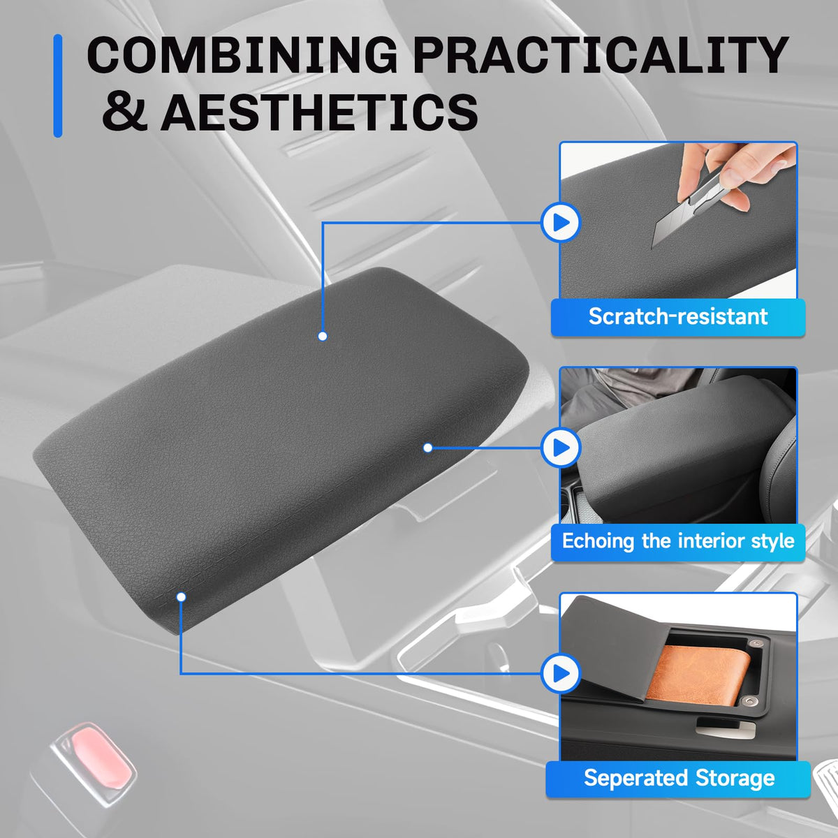for 2026 2027 Honda CRV Armrest Cover