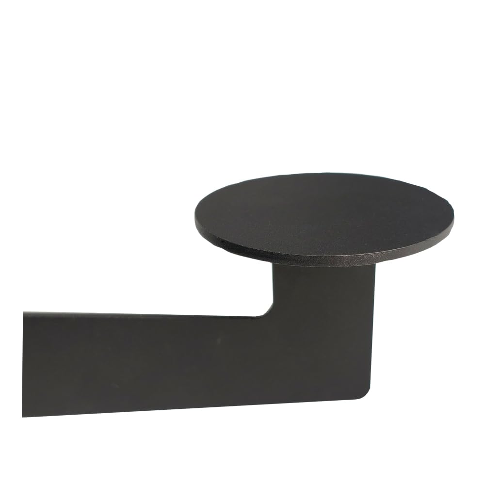 RV Propane Tank Cylinder Rack and Trailers Secure Exchange Propane Cylinder Mount for Campers (Black with bottom bracket)