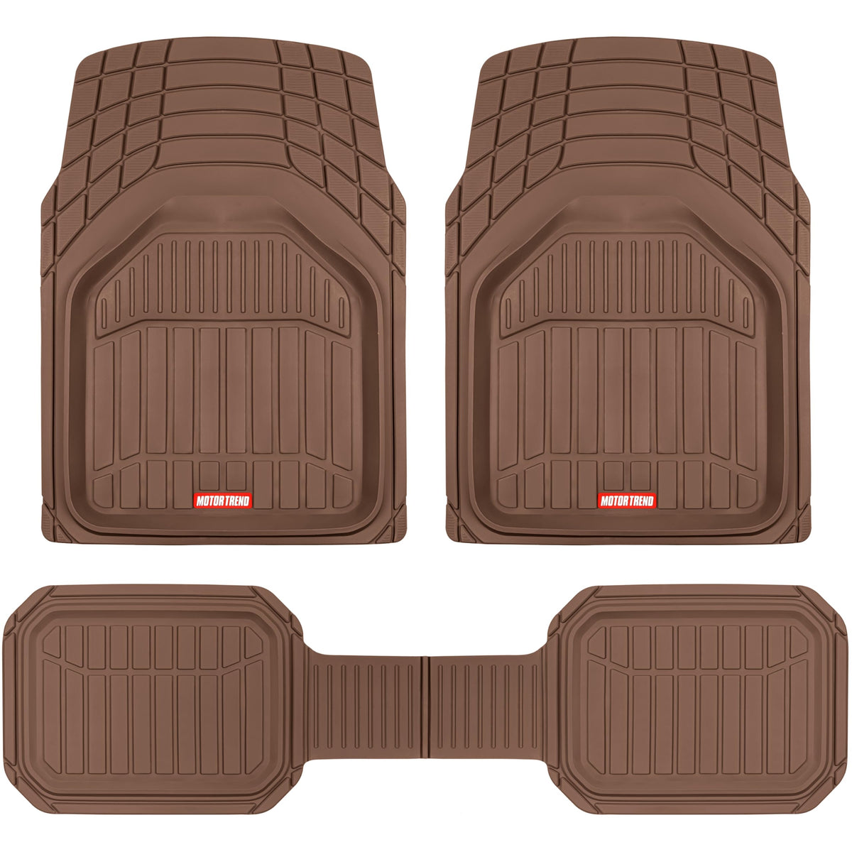 943 BW FlexTough Defender Car Floor Mats (Brown / FlexTough NextGen)