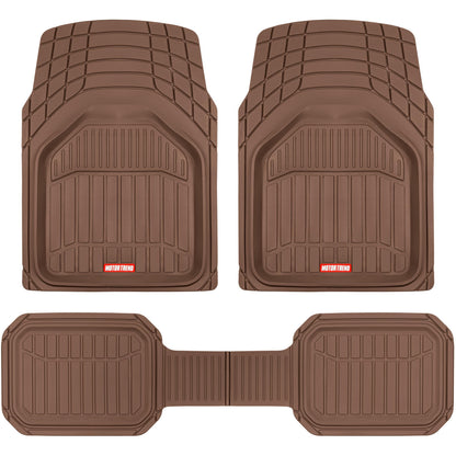 943 BW FlexTough Defender Car Floor Mats (Brown / FlexTough NextGen)