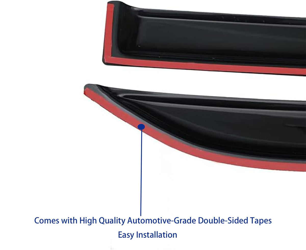 Window Visors Rain Guards Compatible with 2026 Rogue Plug (2026 Rogue Plug-in Hybrid)