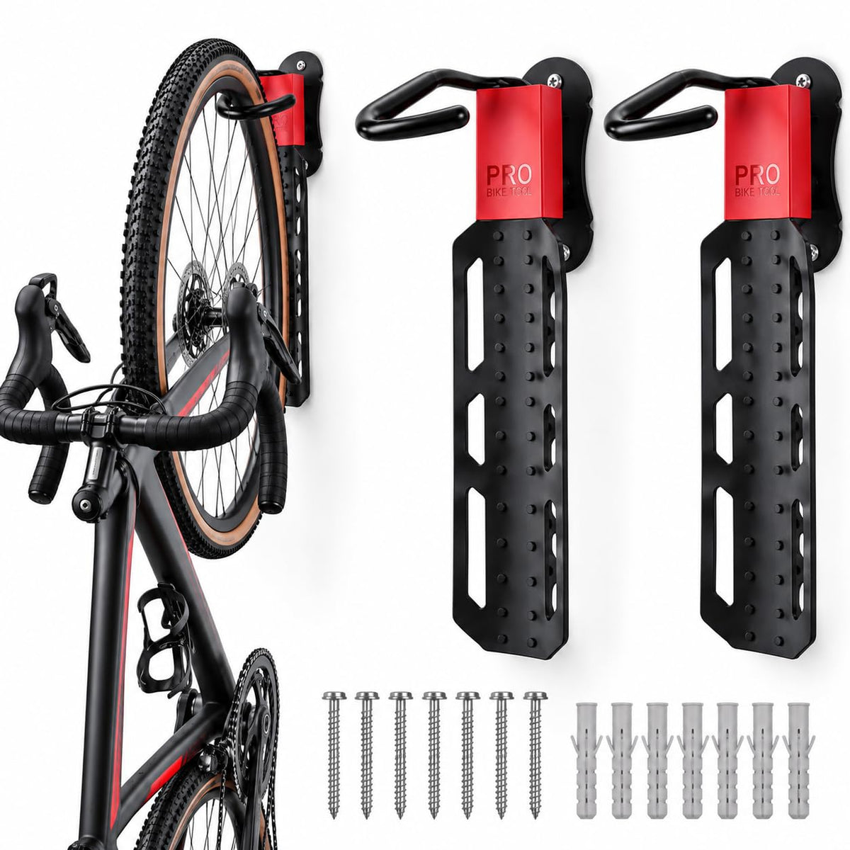 Swivel Bike Rack Wall Mount 2 Pack (pack of 2)