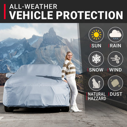 Car Cover Waterproof All Weather for 2008 (Sky Gray / 28. G8 Sedan 2008-2009)